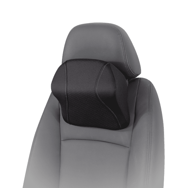 2pk Car Pillow Seat Neck Headrest Cushion Support Sleeping Travel Driving Gray